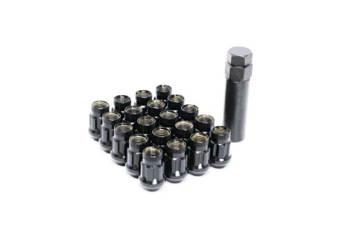 Picture of Wheel Mate Monster Lug 35 Short Lug Nut Set of 20 - Black 14x1.50