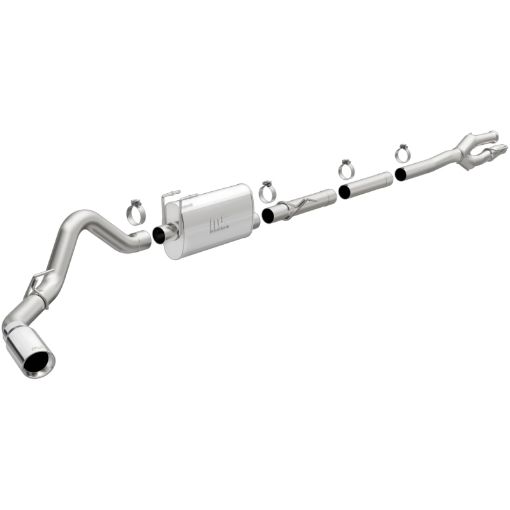 Picture of MagnaFlow CatBack 17 - 18 Ford F - 250F - 350 6.2L Stainless Steel Exhaust w Single Side Exit