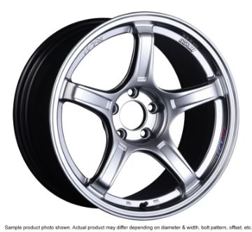 Picture of SSR GTX03 18x9.5 5x100 38mm Offset Platinum Silver Wheel