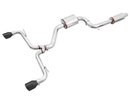 Picture of AWE Tuning Volkswagen GTI MK7.5 2.0T Touring Edition Exhaust wDiamond Black Tips 102mm