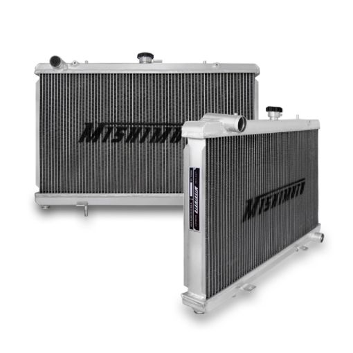 Picture of Mishimoto 89 - 94 Nissan 240sx S13 SR20DET X - LINE (Thicker Core) Aluminum Radiator