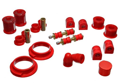 Picture of Energy Suspension 00 - 04 Ford Focus Red Hyper - flex Master Bushing Set