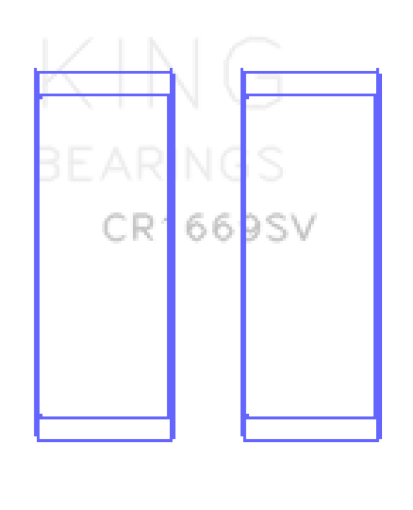 Picture of King Volkswagen AZVCFACAWX (Size 0.25mm) Connecting Rod Bearing Set