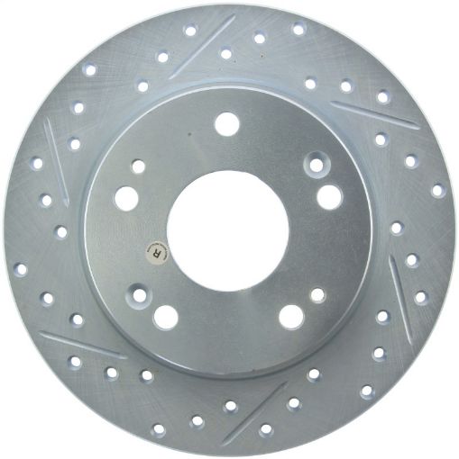 Picture of StopTech Select Sport Drilled Slotted Rotor - Front Left