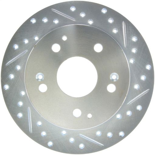 Picture of StopTech Select Sport Drilled amp Slotted Rotor - Rear Left
