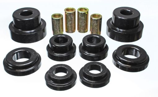 Picture of Energy Suspension 10 Chevy Camaro Black Rear Sub - Frame Mount Replacement Bushing Set