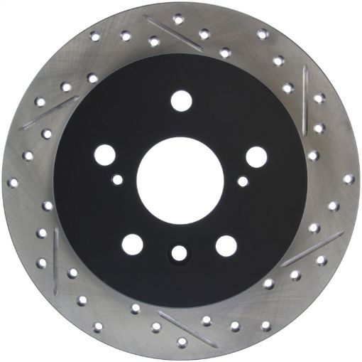 Picture of StopTech Sport Drilled Slotted Rotor - Rear Left
