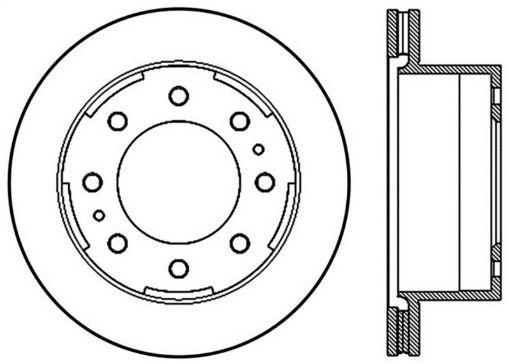 Picture of StopTech Sport Drilled Slotted Rotor - Rear Left