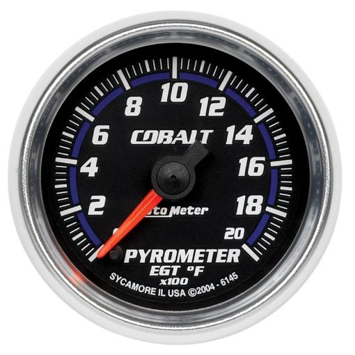 Picture of Autometer Cobalt 52mm 2000 Deg F Electronic Pyrometer Gauge