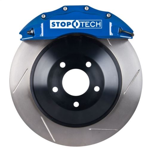 Picture of StopTech Chrysler 300C Front Touring 1 - Piece BBK w Blue ST - 60 Calipers Slotted Rotor
