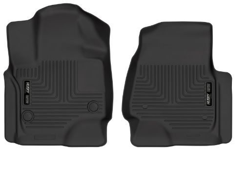 Picture of Husky Liners 18 - 22 Ford Expedition WeatherBeater Black Front Floor Liners