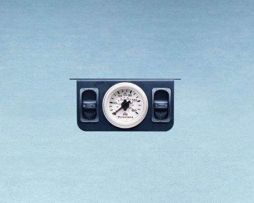 Picture of Firestone Air Adjustable Leveling Pneumatic Control Panel wDual Gauge 0 - 150psi - White (WR17602241)