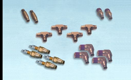 Picture of Firestone Dealer Fitting Pack 2 (4) Union Tees Inflation Valves Fittings (WR17602360)