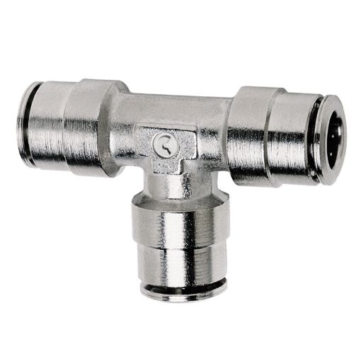 Picture of Firestone Union Tee 38in. Nickel Push - Lock Air Fitting - 25 Pack (WR17603105)