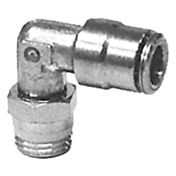 Picture of Firestone Male (38in. Tubing) 12 NPT 90 Degree Elbow Swivel Air Fitting - 25 Pack (WR17603282)