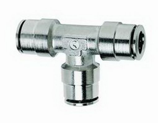 Picture of Firestone Union Tee 14in. Nickel Push - Lock Air Fitting - 25 Pack (WR17603025)