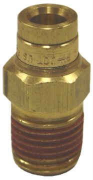 Picture of Firestone Male Connector 14in. NPT To 14in. PTC Straight Brass Air Fitting - 25 Pack (WR17603046)