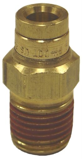 Picture of Firestone Male Connector 14in. NPT To 14in. PTC Straight Brass Air Fitting - 25 Pack (WR17603046)