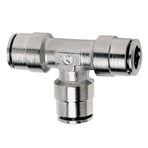 Picture of Firestone Union Tee 14in. Nickel Push - Lock Air Fitting - Single (WR17603461)