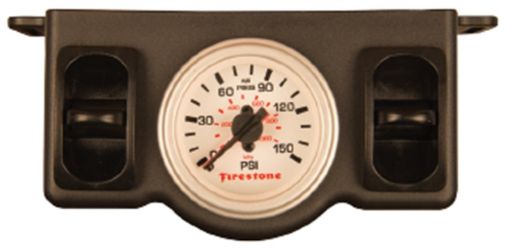 Picture of Firestone Pneumatic Dual Pressure Gauge - White Plastic (WR17602574)