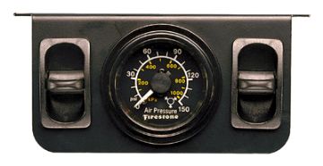 Picture of Firestone Electric Dual Pressure Gauge Dual - Black Plastic (WR17602577)