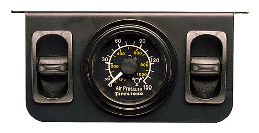 Picture of Firestone Electric Dual Pressure Gauge Dual - Black Plastic (WR17602577)