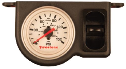 Picture of Firestone Electric Single Pressure Gauge - White Plastic (WR17602572)