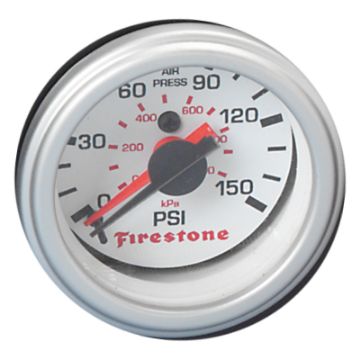 Picture of Firestone Replacement Pressure Gauge - White Face Dual GA Only (For PN 2241 2260) (WR17609201)