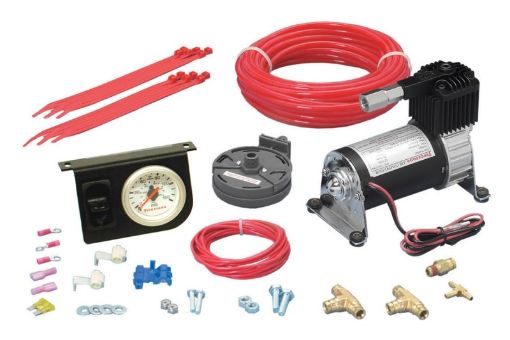 Picture of Firestone Level Command II Standard Duty Single Analog Air Compressor System Kit (WR17602158)