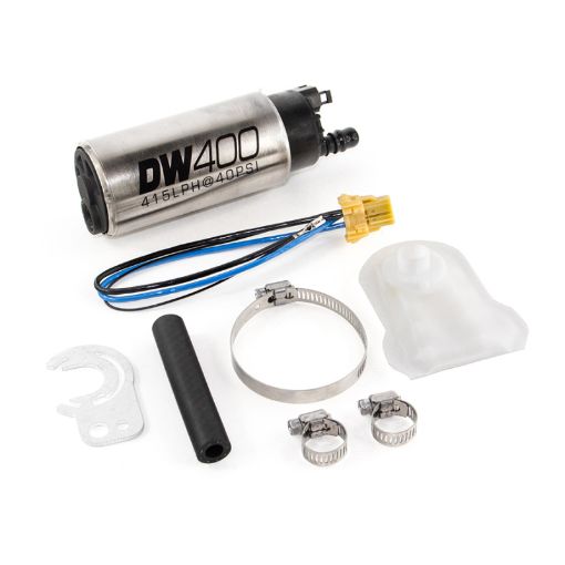 Picture of DeatschWerks 415LPH DW400 In - Tank Fuel Pump w 9 - 1042 Install Kit 89 - 93 Mazda MX - 5Miata