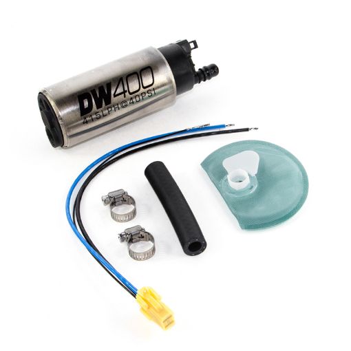 Picture of DeatschWerks 415LPH DW400 In - Tank Fuel Pump w 9 - 1045 Install Kit 05 - 10 Ford Mustang (Except GT500)
