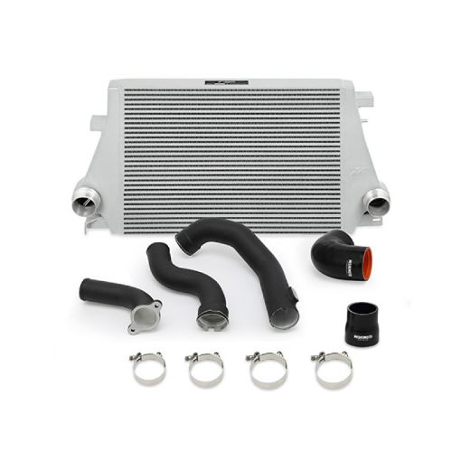 Picture of Mishimoto 2016 Chevrolet Camaro 2.0T 2013 Cadillac ATS 2.0T Intercooler Kit - Wrinkle Black