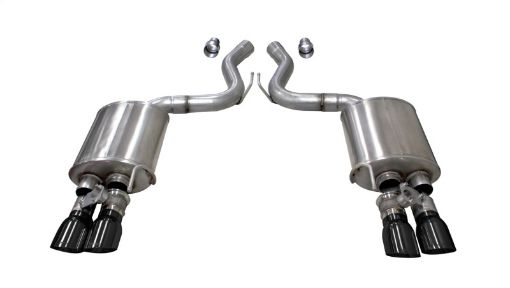 Picture of Corsa 2018 - 2023 Ford Mustang GT Fastback 5.0L 3in Sport Axle - Back Exhaust w 4in Black Tips