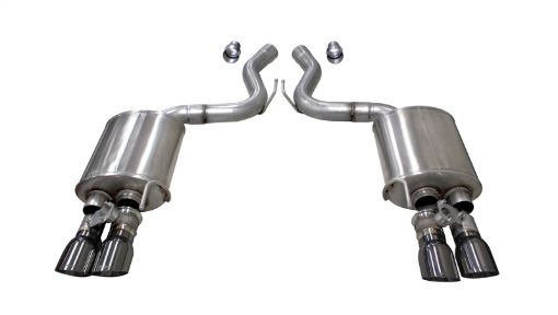 Picture of Corsa 2018 - 2023 Ford Mustang GT Fastback 5.0L 3in Sport Axle - Back Exhaust w 4in Gunmetal Tips
