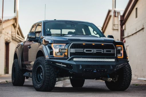 Picture of Addictive Desert Designs 17 - 18 Ford F - 150 Raptor HoneyBadger Front Bumper