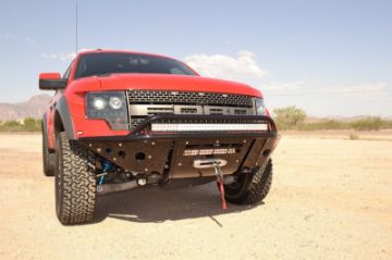 Picture of Addictive Desert Designs 10 - 14 Ford F - 150 Raptor Stealth Front Bumper w Winch Mount