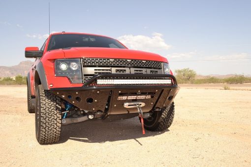 Picture of Addictive Desert Designs 10 - 14 Ford F - 150 Raptor Stealth Front Bumper w Winch Mount