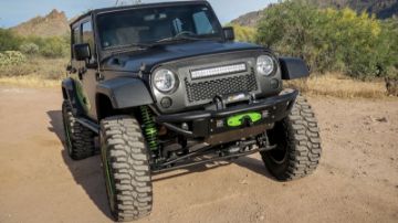 Picture of Addictive Desert Designs 07 - 18 Jeep Wrangler JK Venom Front Bumper w Winch Mount