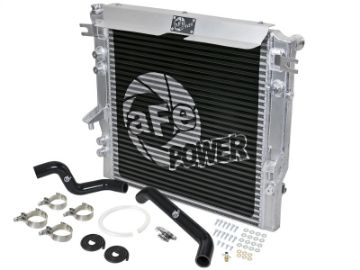Picture of aFe BladeRunner GT Series Bar and Plate Radiator w Black Hoses 07 - 11 Jeep Wrangler (JK) V6 3.8L