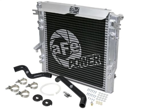 Picture of aFe BladeRunner GT Series Bar and Plate Radiator w Black Hoses 07 - 11 Jeep Wrangler (JK) V6 3.8L