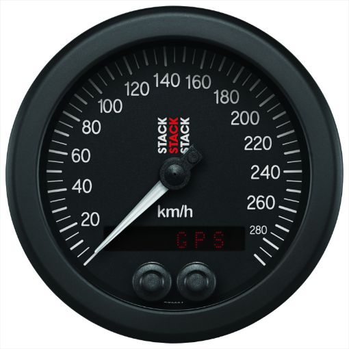 Picture of Autometer Stack Instruments 88mm 0 - 290 KMH GPS Speedometer - Black