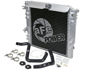 Picture of aFe BladeRunner GT Series Bar and Plate Radiator w Black Hoses 12 - 18 Jeep Wrangler (JK) V6 3.6L