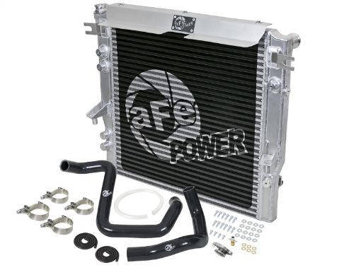Picture of aFe BladeRunner GT Series Bar and Plate Radiator w Black Hoses 12 - 18 Jeep Wrangler (JK) V6 3.6L