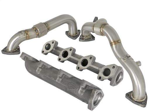 Picture of aFe Twisted Steel Power Package Up - Pipes Manifold 08 - 10 Ford Diesel Trucks V8 6.4L (td)