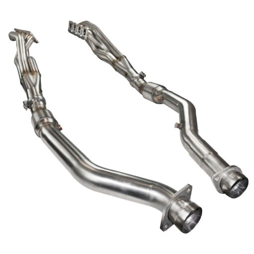 Picture of Kooks 2012 WK2 Jeep Durango 6.4L 1 - 78in x 3in SS Long Tube Headers - Cat SS Conn Pipe