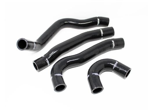 Picture of Torque Solution 08 - 15 Mitsubishi Evolution X Silicone Radiator Hose Kit - Black