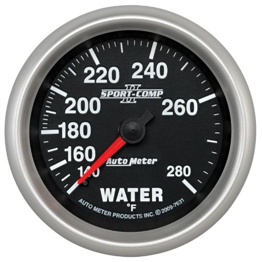 Picture of Autometer Sport - Comp II 2 - 58in 140 - 280 Deg Mechanical Water Temp Gauge