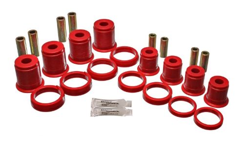 Picture of Energy Suspension 84 - 01 Jeep CherokeeWagoneerComanche 2WD Red Front Control Arm Bushings
