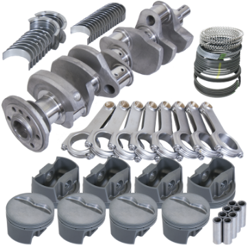 Picture of Eagle SBC 350 Competition Rotating Assembly 3.750in Stroke 5.700in Rods Forged Pistons .030 Overbore