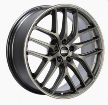 Picture of BBS CC - R 19x10 5x120 ET38 Satin Platinum Polished Rim Protector Wheel - 82mm PFSClip Required